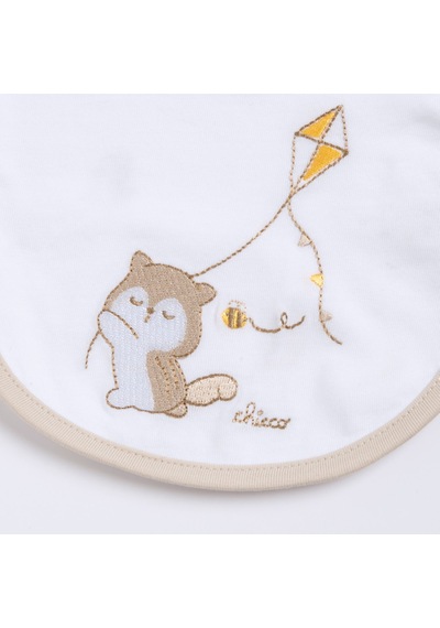 Chicco Bebek Nakışlı Mama Önlüğü 09101606000000 000033 Beyaz