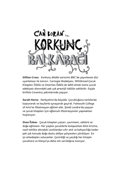 Can Boran Ve Korkunç Balkabağı / 7 Yaş +