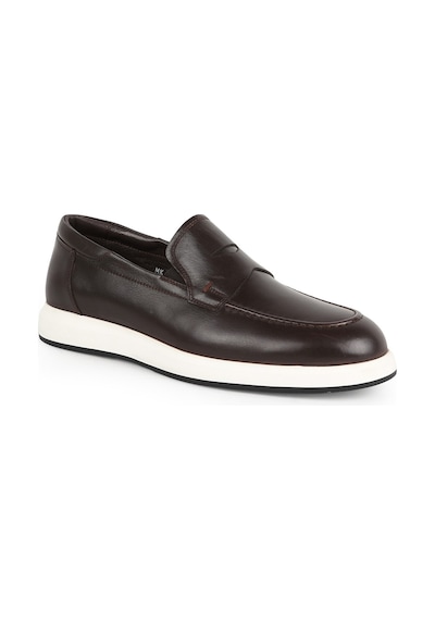 Lbr Erkek Loafer %100 Hakiki Deri Bağcıksız Penny Makosen Hafif Beyaz Eva Taban Klasik Günlük Ayakkabı H1028 Kahve-beyaz Lbr Erkek Loafer %100 Hakiki Deri Bağcıksız Penny Makosen Hafif Beyaz Eva Taban Klasik Günlük Ayakkabı H1028 Kahve-beyaz