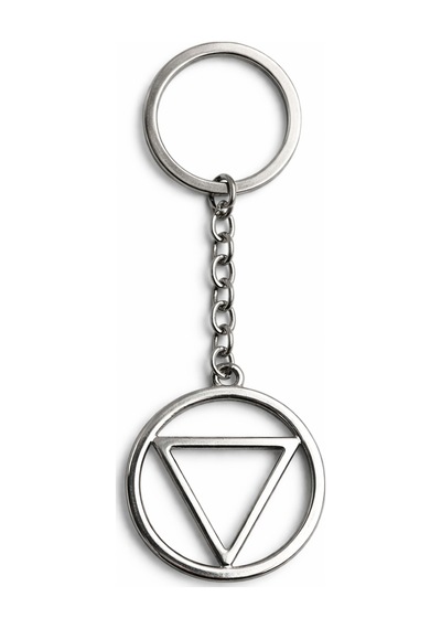 Naruto Hidan Akatsuki Anahtarlık Gümüş Renk Unisex Anime Metal Aksesuar