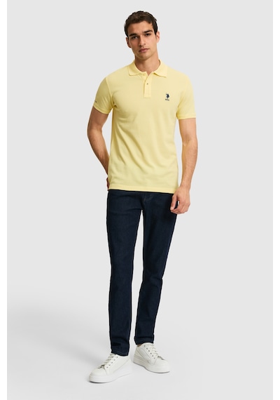 U.S. Polo Assn. U.s. Polo Assn. Erkek Açık Sarı Tişört Basic 50322304-vr004 Acık Sarı