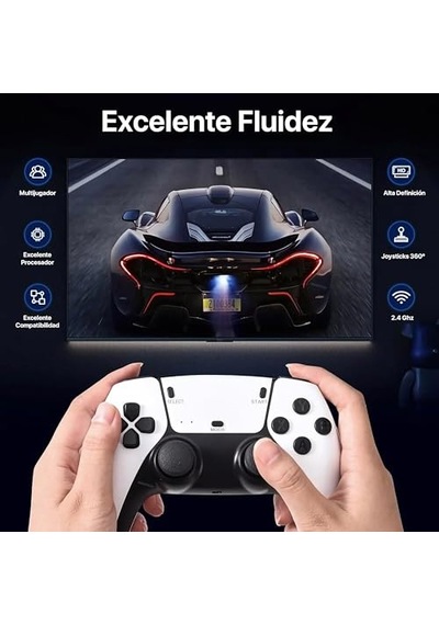 Retro Oyun Konsolu 4k Hdmı Çıkışlı 64 Gb Oyun Yüklü Çift Joystick 8-bit 16-bit Klasikler Aile Ve Çocuklar Için