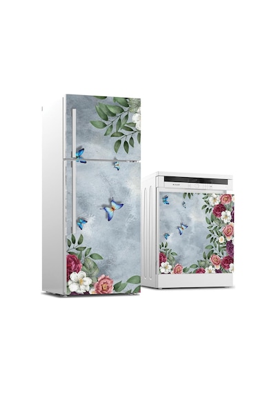 Buzdolabı Ve Bulaşık Makinası Beyaz Eşya Sticker Kaplama Zarif Çi (540887168)
