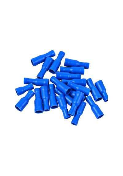 Powermaster Pm-39054 1,5-2,5mm2 Kesit 24x7x5mm Soket Mavi İzoleli Kablo Pabucu 100'lü Paket