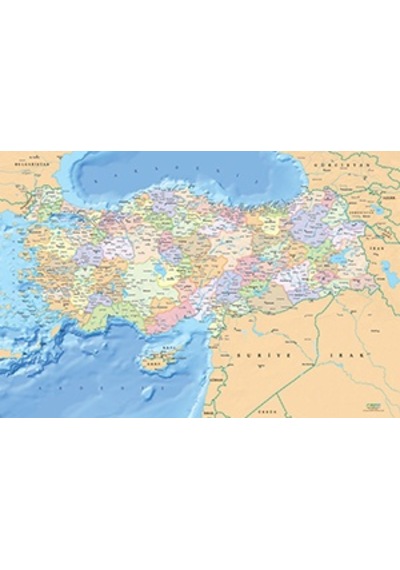 Ks Puzzle 200 Parça Türkiye Siyasi Haritası