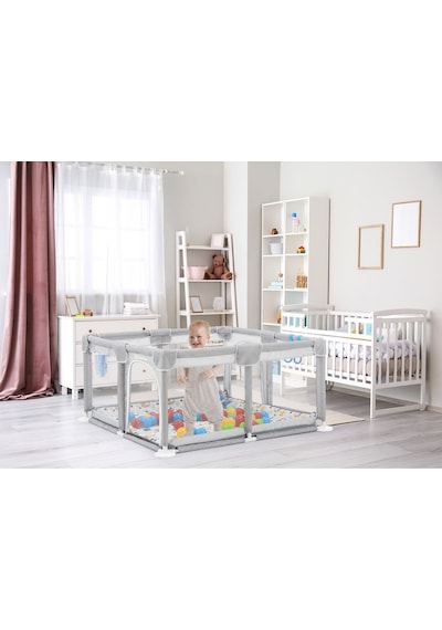 Hoffie Original Playard Plus 120x120 cm Bebek Oyun Parkı