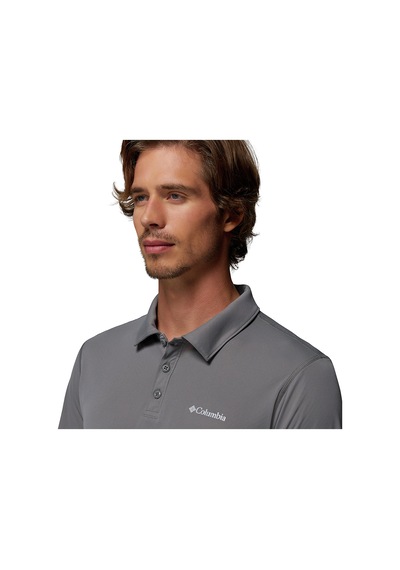 Zero Rules Light Erkek Gri Outdoor Polo Yaka T-shirt Ao4872-024 Gri