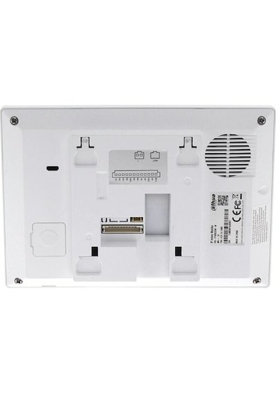 Dahua VTH2621GW-P 7" TFT LCD Dokunmatik Ekran Çok Yönlü Mikrofon Villa Tipi Intercom İç Ünite Beyaz Kasa