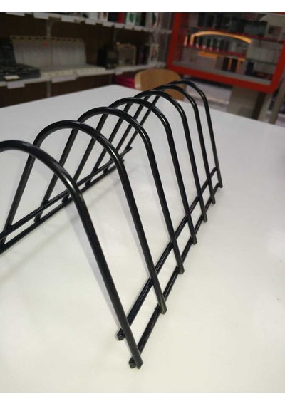 6 Bölmeli Siyah Tabak Organi Metal Siyah Diğer