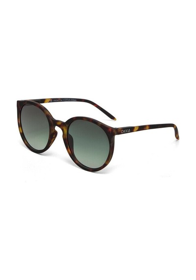 Okkia Berlino Unisex Güneş Gözlüğühavana / Lens : Kahverengi Gradyan Kahverengi - Leopar