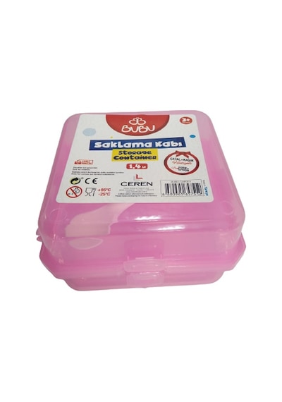 Bu-bu Saklama Kabı Seti Çatal+kaşık Bubu-sak001 Çok Renkli