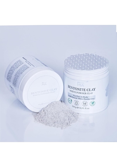 Yüz Ve Vücut Bentonit Kili%100 Natural Doğal Beyaz Toz Kil 500 Gr Diğer