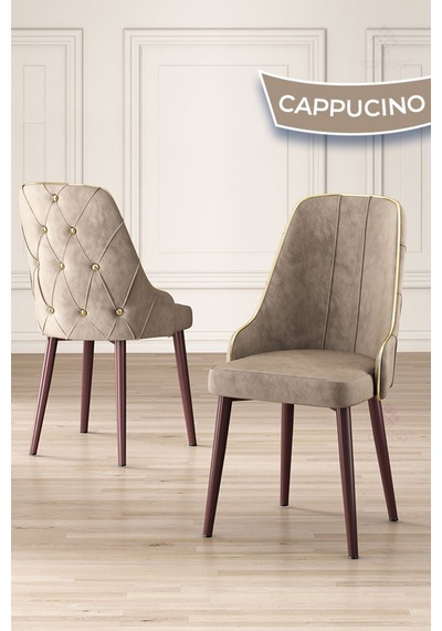 Canisa Tia Serisi 80x132 Açılabilir Mdf Barok Ahşap Desen Gold Detay Masası Takımı Ve 4 Cappucino Sandalye Masa Barok Ahşap Desen Sandalye Cappucino Canisa Tia Serisi 80x132 Açılabilir Mdf Barok Ahşap Desen Gold Detay Masası Takımı Ve 4 Cappucino Sandalye Masa Barok Ahşap Desen Sandalye Cappucino