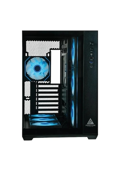AERSTONE Hyperion 1000 Watt 80+ Gold 7 Fanlı RGB Akvaryum Oyuncu Kasası