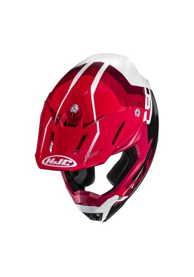 Hjc C50 Kask Prımal Mc1 Kırmızı - Beyaz