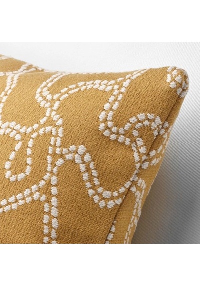 Ikea Guldfly Yastık Kılıfı 50 X 50 Cm Sarı - Beyaz Beyaz - Sarı