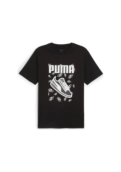 Puma Erkek Tişört Graphics Sneaker Tee 68320901 Siyah