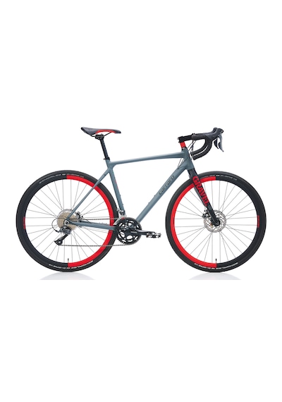 Carraro Gravel G0 55 Cm 28 Jant 16 Vites Md Fren Gravel Bisiklet Antrasit - Siyah - Kırmızı