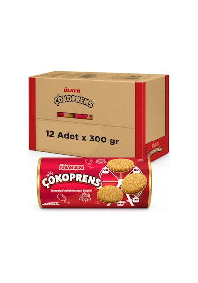 Ülker Çokoprens 10'lu Paket 300 Gr X 12 Adet