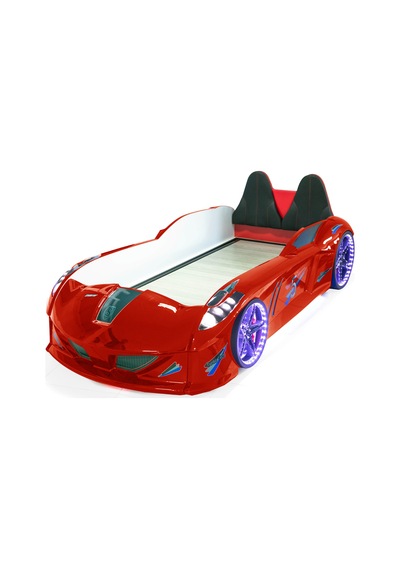 Arabalı Yatak, Jaguar Koltuklu Full Ledli Arabalı Yatak - Kırmızı 1 Adet Comfort Yatak Arabalı Yatak, Jaguar Koltuklu Full Ledli Arabalı Yatak - Kırmızı 1 Adet Comfort Yatak