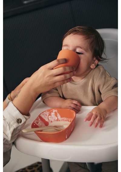 Mini Bebek Bardakları 2'li Peach - Sage Green