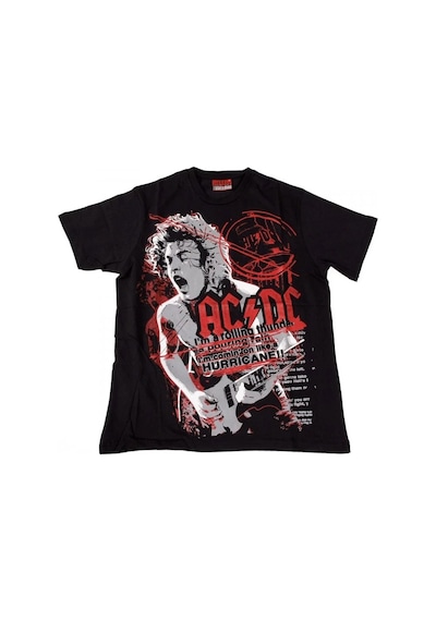 Ac/dc No:3 Tişört Siyah Çok Renkli