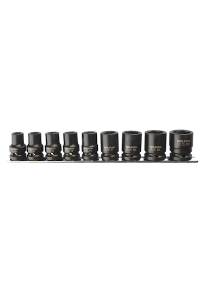 Ceta Form C62-RH09 9 Parça 1/2"6 Köşe Havalı Lokma Takımı