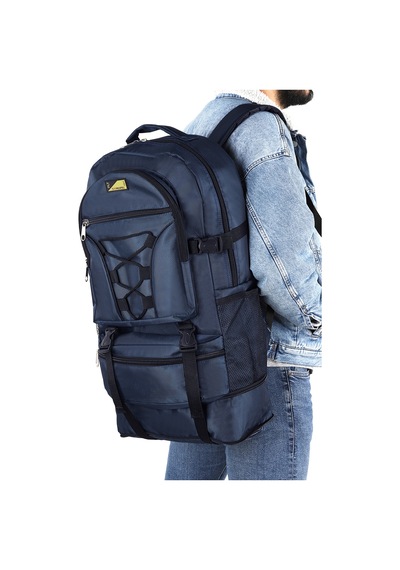 Strong Bag Strong Büyük Boy Körüklü Sırt Çantası, Dağcı Kamp Sırt Çantası Lacivert