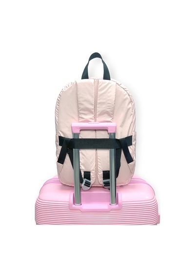 Delux Milano Modavix Sırt Çantası Laptop Bölmeli pembe