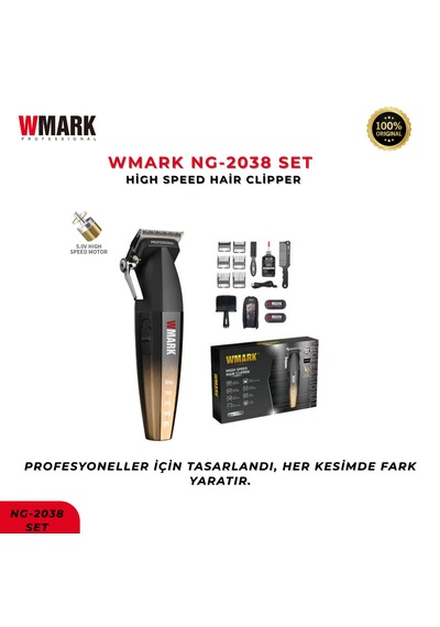 Wmark Ng-2038 Gold Hız, Dayanıklılık Ve Üstün Kesim Kalitesinin Yeni Standardı 3-4 Saat