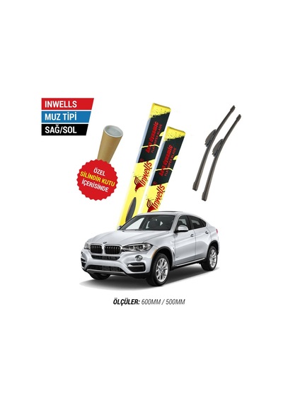 Bmw X6 F16 / F86 İnwells Muz Silecek (2015-2017)