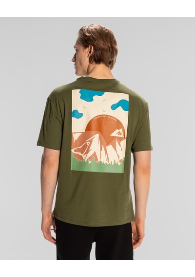 Kappa Kunio Erkek T-shirt-haki Haki