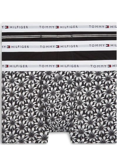 Tommy Hilfiger 3p Trunk Prınt+ Erkek Siyah Boxer - Um0um03753 Tommy Hilfiger 3p Trunk Prınt+ Erkek Siyah Boxer - Um0um03753