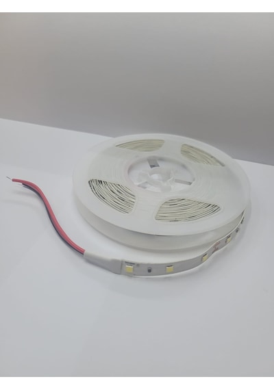 Doğaled 12v İç Mekan 3 Çipli Beyaz Şerit Led 5 Mt 5 metre