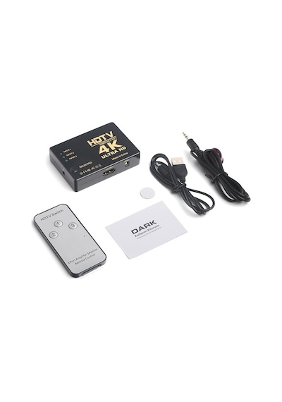 Dark Full HD 3 Giriş 1 Çıkışlı HDMI Switch (Seçici)