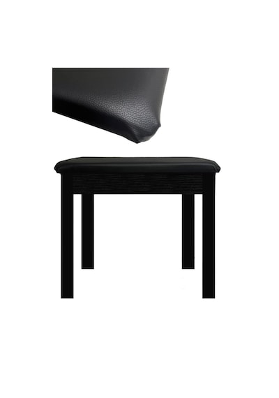 Midex Tbx-144bk Üst Kalite Piyano Taburesi Gizli Bölmeli Siyah Renk 32x54x48 Açık Bej