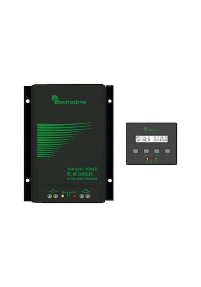 Electrozirve 30a Dc-dc Bidirection Charger Akü Şarj Kontrol+ekran