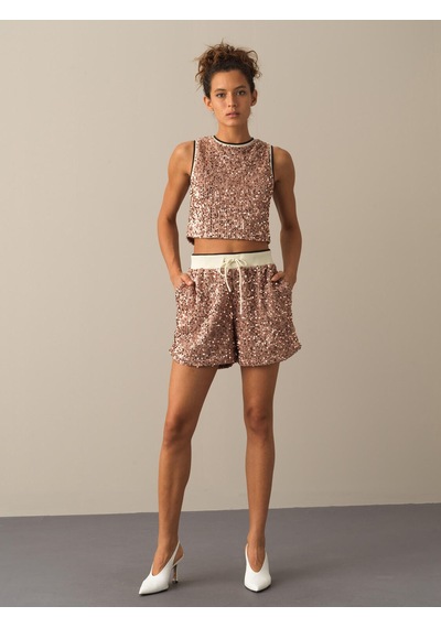 Xint Bej Regular Fit Şort 275389
