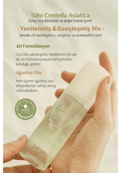 Luvum Bariyer Onarımı Destekleyen Centella Özlü Nemlendirici, Yatıştırıcı Luvum Calming Repair Serum 80 ML