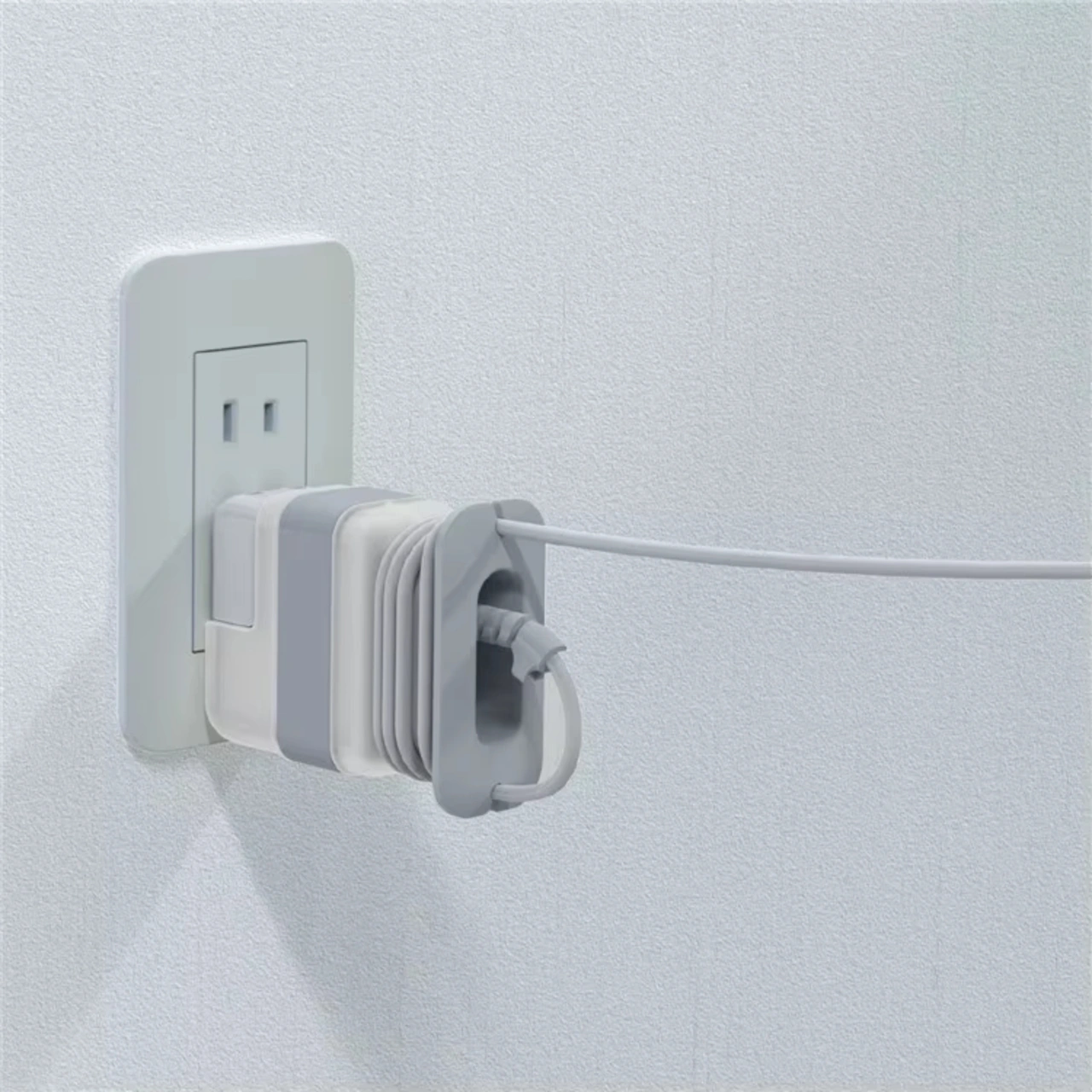 Apple Uyumlu MacBook Air 13.6 M2 M3 35w Ve Air 13 M1 30w Adaptör Kılıfı Küçük Gövde Kablo Koruma Organizer Pembe