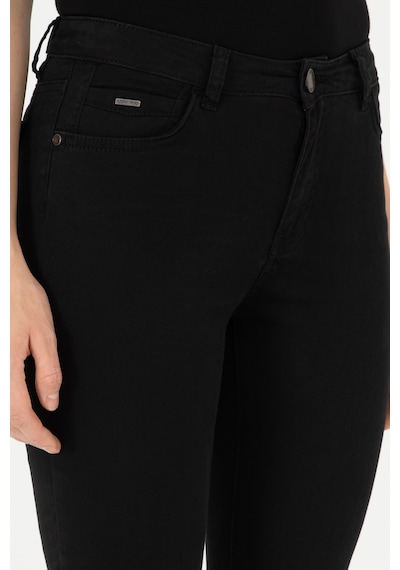 U.s. Polo Assn. Kadın Siyah Pantolon Kanvas-chino 50290499-vr046 Siyah