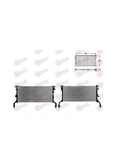 Renault Latitude Motor Su Radyatörü - 214100004r - Veka
