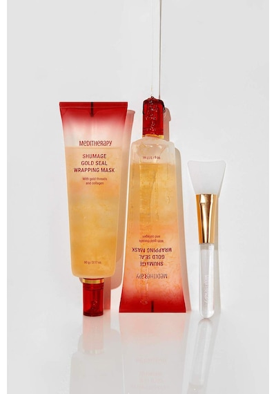 Defacto Meditherapy Shumage Gold Seal Wrapping Mask Elastikiyet ve Sıkılık Koruyucu Kırışıklık Önleyici Altın İplikli Maske H7724AXNS