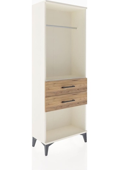 Arges Dolap Tek Raflı 2 Çekmeceli Tek Askılı 60x30x163 Aytaşı-çam Aytası Arges Dolap Tek Raflı 2 Çekmeceli Tek Askılı 60x30x163 Aytaşı-çam Aytası