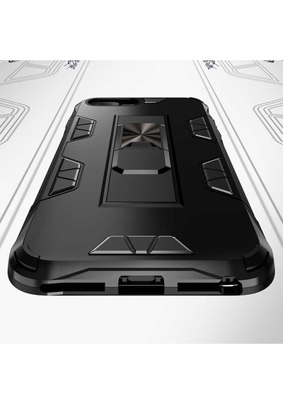 Apple Uyumlu iPhone 7 Plus Kılıf Zore Volve Kapak Gri