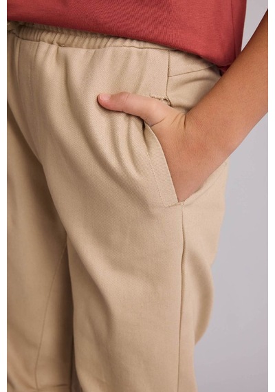 Defacto Jogger Fıt Bej Erkek Çocuk Pantolon B6713a8/bg732 Bej