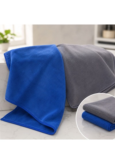 Muggio 50x70 Mikrofiber Parlak Bez Oto Kurulama Temizlik Bezi İz Tüy Hav Bırakmaz 1 Adet
