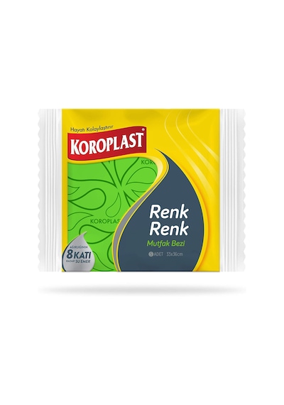 Renk Renk Mikrofiber Mutfak Bezi 5'li Set, Hızlı Kuruyan Uzun Ömürlü Mikrofiber Temizlik Bezi Seti 33x36cm, Yüksek Diğer