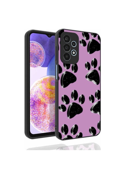 Galaxy A23 Kılıf Desenli Kamera Korumalı Parlak Zore Nora Kapak NO3