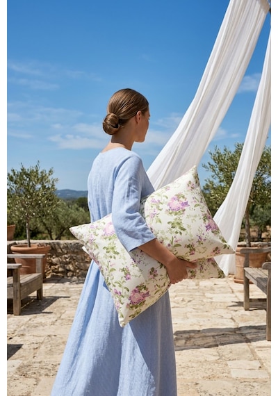 Cotton Collection Ranforce 2'li Yastık Kılıfı Lıva Çok Renkli